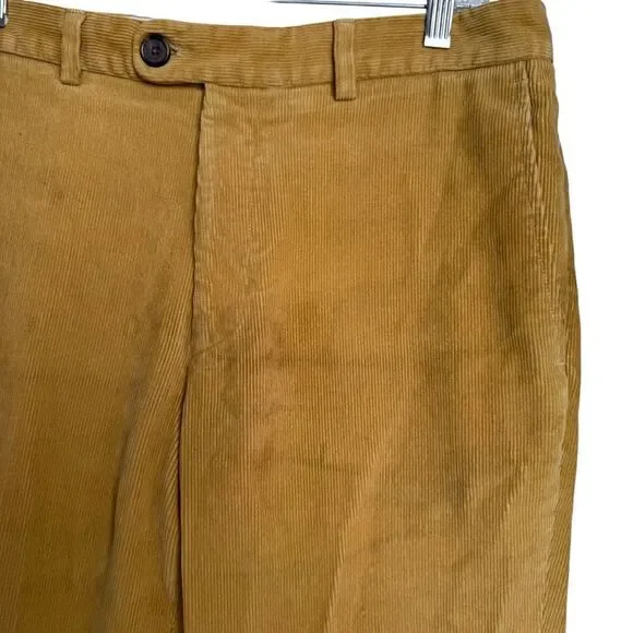 Harrods Men’s Corduroy Chino Pants Size 34x32 - Picture 4 of 13